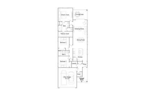 Townhouse floor plan «159SQM ALEXIA», 3 bedrooms in BEACHWALK