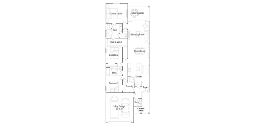Townhouse in BEACHWALK in St. Johns, Florida 3 bedrooms, 159 sq.m. № 34465