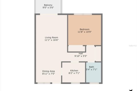Condo in Bradenton, Florida, 1 bedroom  № 1568127 - photo 13