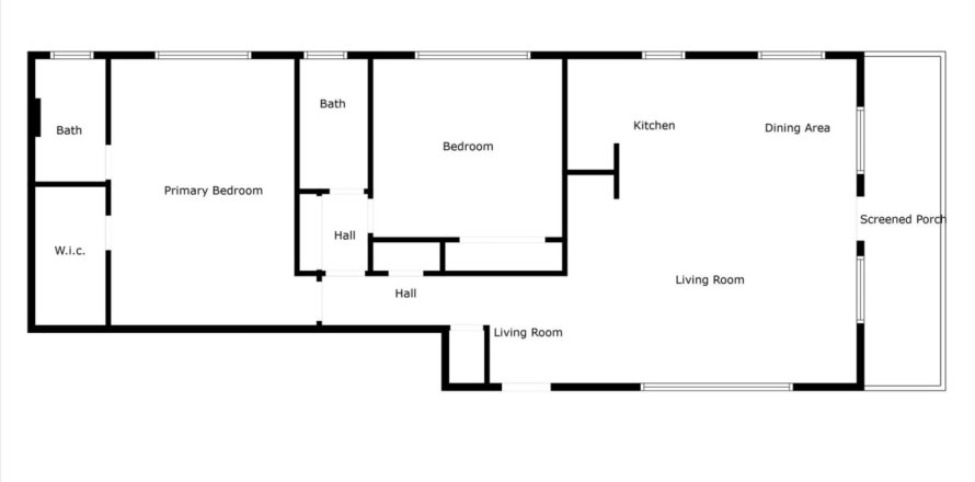 Condo in Hallandale Beach, Florida, 2 bedrooms  № 952402