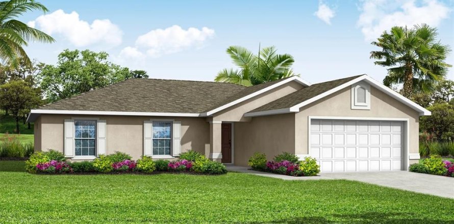 House in Palm Coast, Florida 4 bedrooms, 152.27 sq.m. № 1651038