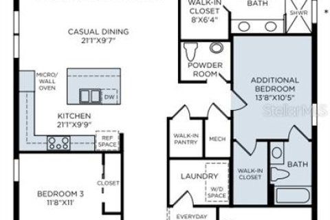 Villa ou maison à vendre à Orlando, Floride: 4 chambres, 221.85 m2 № 2344715 - photo 2