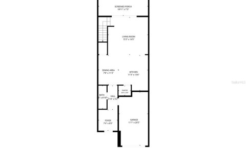Townhouse in Brandon, Florida 3 bedrooms, 158.58 sq.m. № 2376600 - photo 23