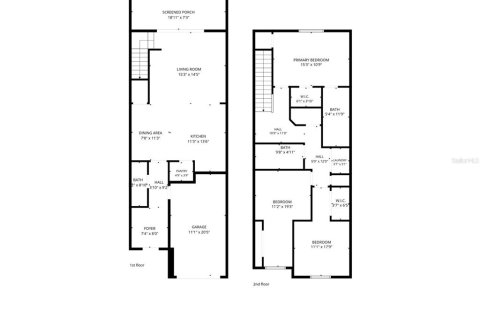 Townhouse in Brandon, Florida 3 bedrooms, 158.58 sq.m. № 2376600 - photo 25