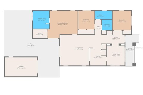 House in Tampa, Florida 3 bedrooms, 150.04 sq.m. № 1740168 - photo 30
