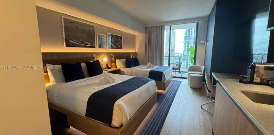 Studio à Condo à Miami, Floride  № 2089407