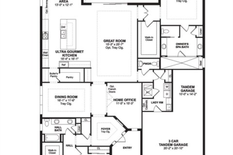 House in Parkland, Florida 3 bedrooms, 274.71 sq.m. № 1070400 - photo 1