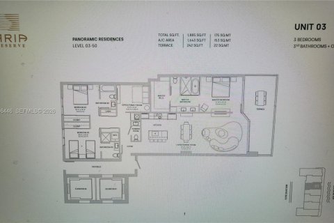 Copropriété à louer à Miami, Floride: 3 chambres, 175.12 m2 № 2028007 - photo 3