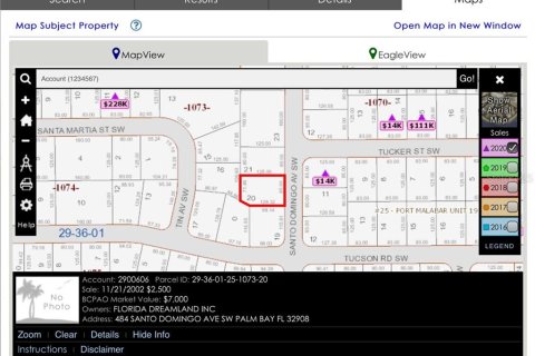 Land in Palm Bay, Florida № 2223845