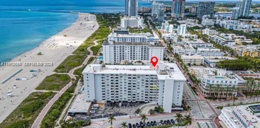 Кондоминиум с 1 спальней в Майами-Бич, Флорида № 2006559