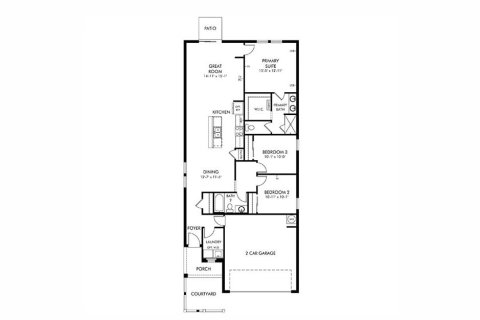House in Lake Alfred, Florida 3 bedrooms, 137.77 sq.m. № 1883456 - photo 1