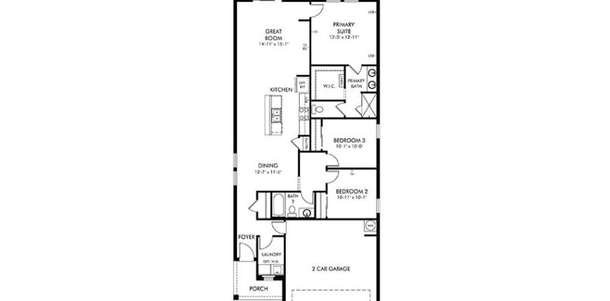 House in Lake Alfred, Florida 3 bedrooms, 137.77 sq.m. № 1883456