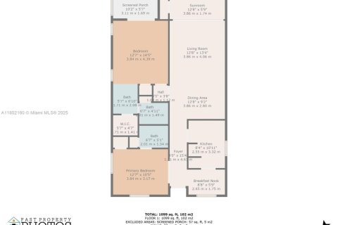 Купить виллу или дом в Делрей-Бич, Флорида 2 спальни, 101.91м2, № 1958218 - фото 21