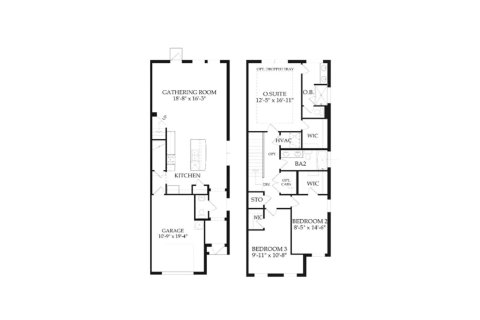 House floor plan «151SQM», 3 bedrooms in OAK TREE