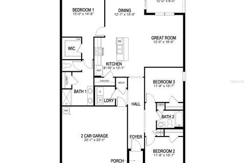 Casa en venta en Parrish, Florida, 3 dormitorios, 155.33 m2 № 1759637 - foto 12