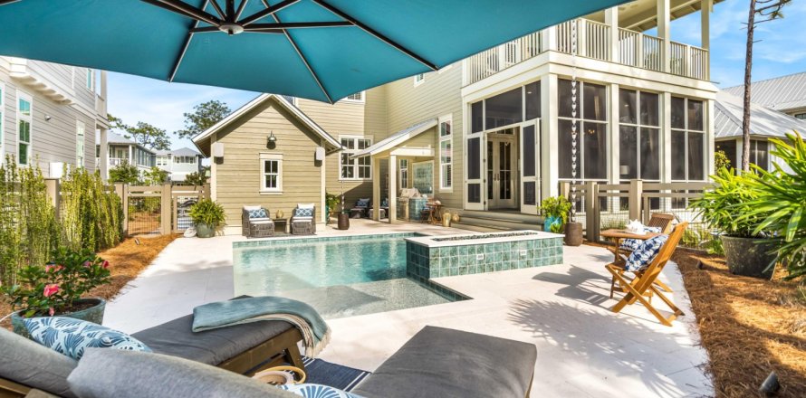 House in Santa Rosa Beach, Florida 4 bedrooms, 307.23 sq.m. № 561267