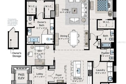 Copropriété à vendre à Tampa, Floride: 2 chambres, 217.76 m2 № 1911095 - photo 10