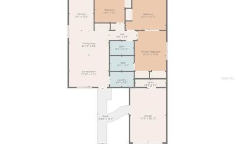 House in Clearwater, Florida 3 bedrooms, 104.24 sq.m. № 1888659 - photo 5