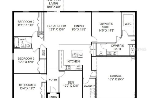 Villa ou maison à vendre à Ocala, Floride: 4 chambres, 198.25 m2 № 2144790 - photo 2
