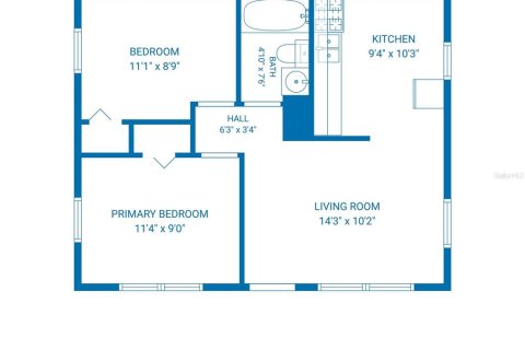 House in Williston, Florida 2 bedrooms, 59.83 sq.m. № 2217020 - photo 7