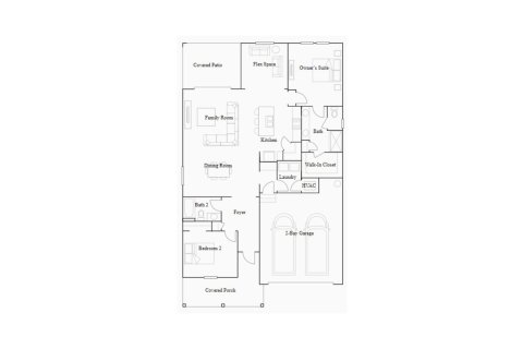 House floor plan «156SQM», 2 bedrooms in ANGELINE