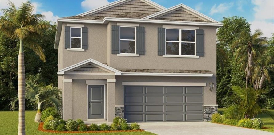 House in Lakeland, Florida 4 bedrooms, 173.36 sq.m. № 2345529