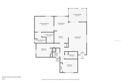 House in DeLand, Florida 3 bedrooms, 126.53 sq.m. № 1910946 - photo 26
