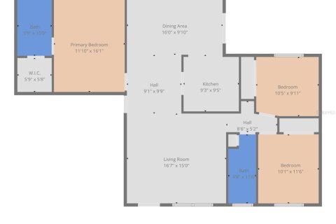 House in Palm Harbor, Florida 3 bedrooms, 125.6 sq.m. № 2093153 - photo 30