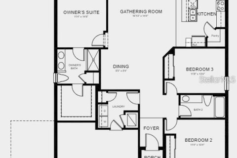 House in Kissimmee, Florida 3 bedrooms, 140.28 sq.m. № 1687866 - photo 2