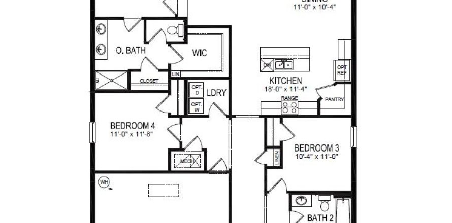 House in Kissimmee, Florida 4 bedrooms, 169.83 sq.m. № 1823142