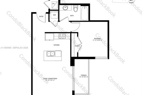 Condominio en alquiler en Miami, Florida, 1 dormitorio, 60.48 m2 № 1991048 - foto 14