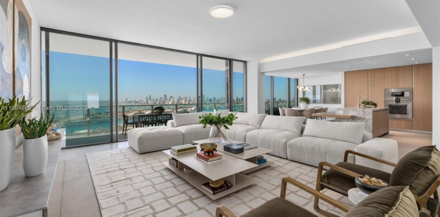 Кондоминиум с 3 спальнями в Майами-Бич, Флорида № 1955108