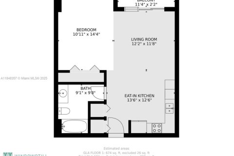 Condominio en venta en Miami, Florida, 1 dormitorio, 60.48 m2 № 1957976 - foto 12