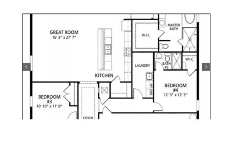 House floor plan «House», 4 bedrooms in Village Park by Maronda Homes