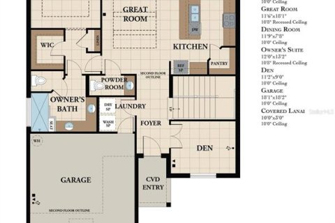 House in Ormond Beach, Florida 3 bedrooms, 184.78 sq.m. № 2208337 - photo 3