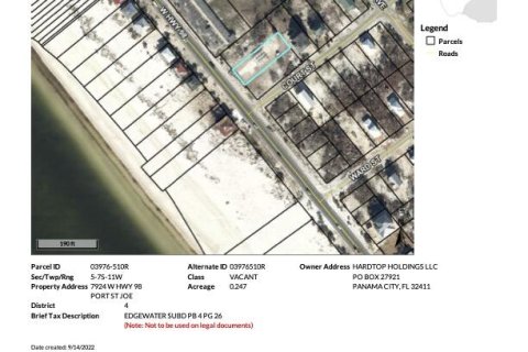 Land in Port Saint Joe, Florida № 559701 - photo 1