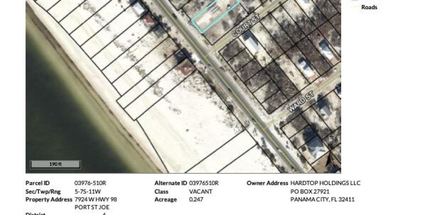 Land in Port Saint Joe, Florida № 559701