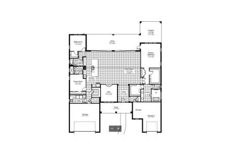 Планировка виллы или дома «House» 3 спальни в ЖК Everly