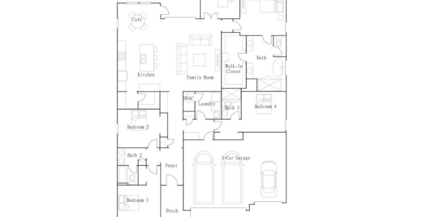 Дом в Connerton - Primrose Executives в Ленд-о-Лейкс, Флорида 4 комнаты, 246м2 № 525554