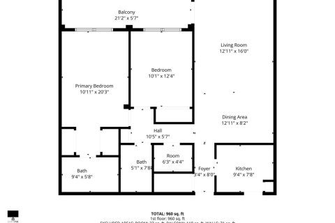 Condominio en venta en Pompano Beach, Florida, 2 dormitorios, 92.9 m2 № 2082737 - foto 20