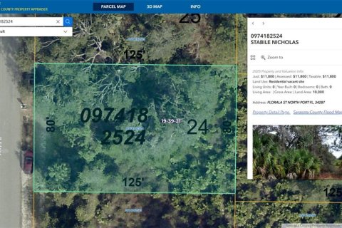 Land in North Port, Florida № 2160422