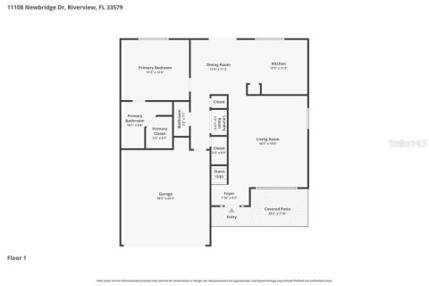 Casa en alquiler en Riverview, Florida, 4 dormitorios, 183.95 m2 № 2094592 - foto 2