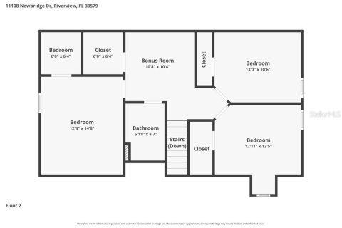 Casa en alquiler en Riverview, Florida, 4 dormitorios, 183.95 m2 № 2094592 - foto 3