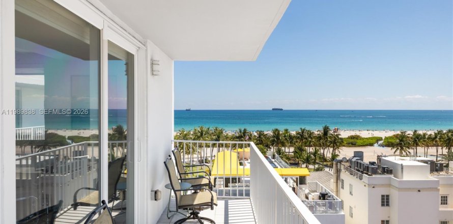 Кондоминиум с 1 спальней в Майами-Бич, Флорида № 2051915