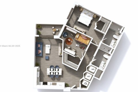 Apartamento en alquiler en Miami, Florida, 2 dormitorios, 92.25 m2 № 2015737 - foto 22