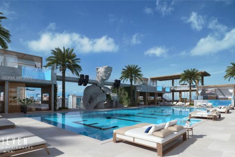 Copropriété à vendre à Miami, Floride: 25.55 m2 № 2052023 - photo 6