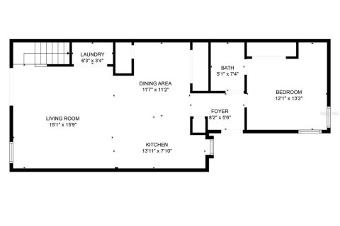 House in Gainesville, Florida 2 bedrooms, 111.76 sq.m. № 1852807 - photo 13
