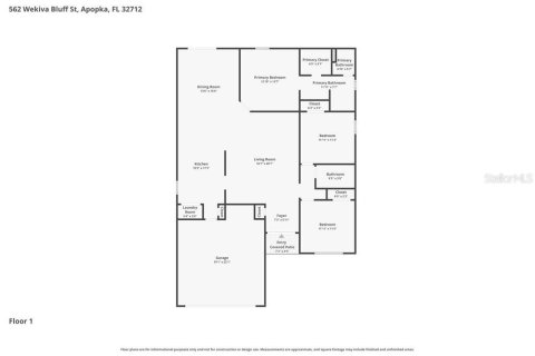 Villa ou maison à louer à Apopka, Floride: 3 chambres, 147.9 m2 № 2415544 - photo 2