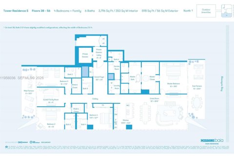 Condominio en alquiler en Miami, Florida, 4 dormitorios, 327.39 m2 № 2010730 - foto 2