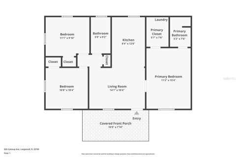 House in Longwood, Florida 3 bedrooms, 90.58 sq.m. № 2391590 - photo 23
